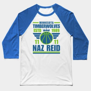 Minnesota Timberwolves Reid 11 Basketball Retro Baseball T-Shirt